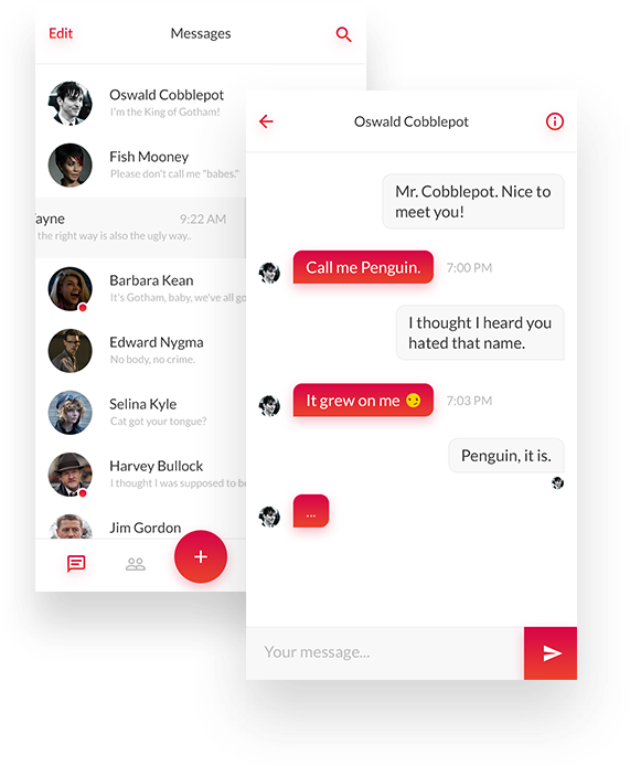 Простая переписка